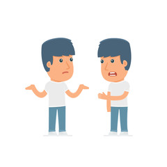 Frustrated Character Activist can not help to solve the problem