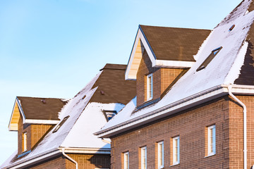 house with a gable roof window