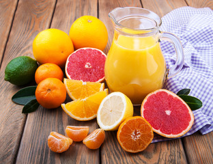 Fresh citrus juice