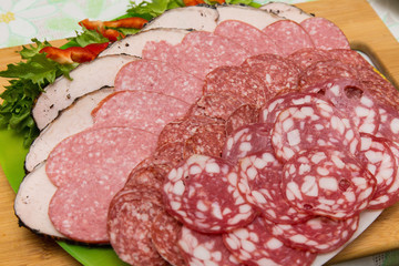Sausages assortment