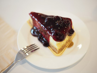 Blueberry cheesecake