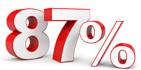Discount 87 percent off.