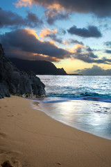 Fototapeta premium Hideaway Beach, Kauai, Hawaii