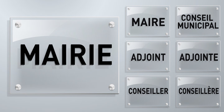 Mairie Plaques - organigramme 