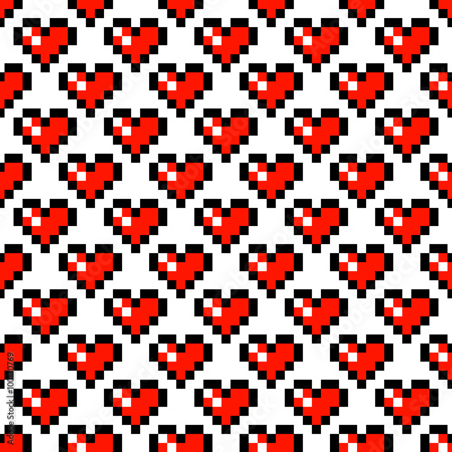 Download 80 Background Art Hearts Paling Keren