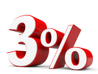 Discount 3 percent off.
