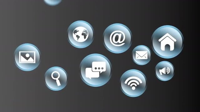 Technology and apps icons, Video Animation 