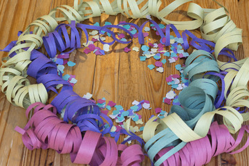 Wooden party background