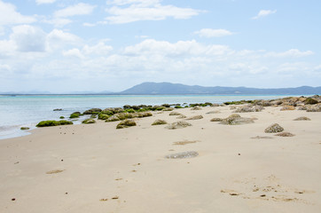 Sandy Beach with small stones