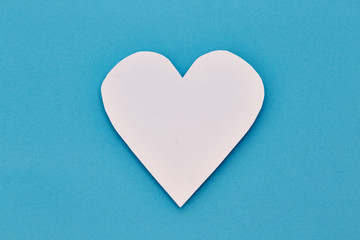 Heart shaped paper note