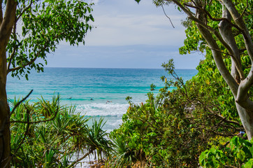 Surfer bei Noosa Heads, Australien
