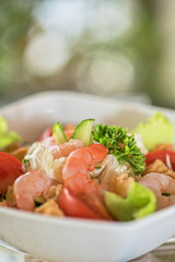 shrimp vegetable salad
