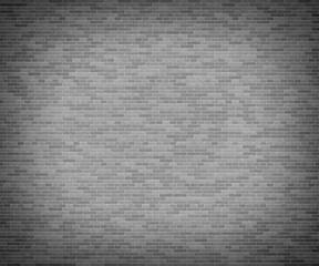 Grey brick wall.