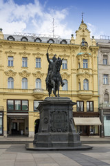 Monument Ban Jelacic in Zagreb