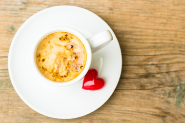 Saint Valentines day in vintage style