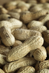 Peanuts on a table