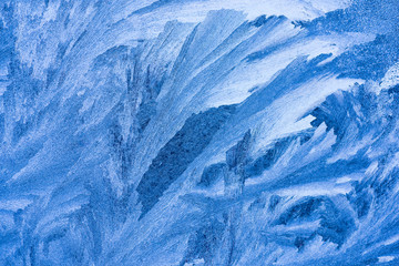 Frost on window