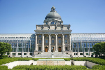 München, Bayerische Staatskanzlei, Armeemuseum, Rückseite