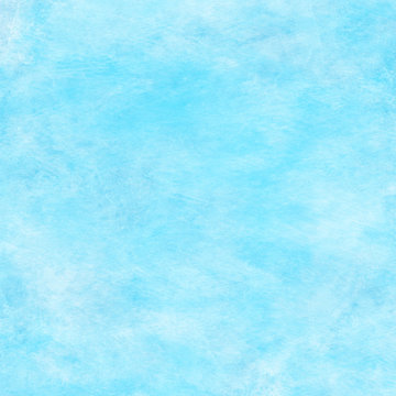Light Aqua Water Blue Watercolor Paper Texture Background