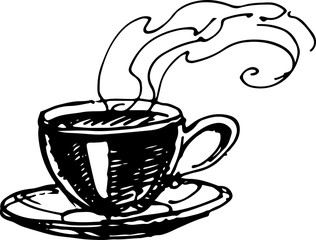 Coffee cup. Vector illustration