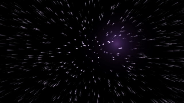 Speed of light travel stars - 1080p. A classic Speed of light travel through black space, stars and galaxies - Background and transition 