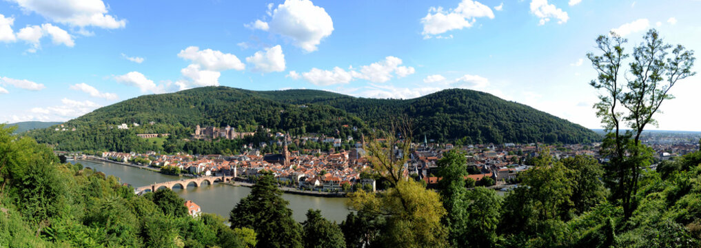 Panorama Heidelberg/Philosophenweg
