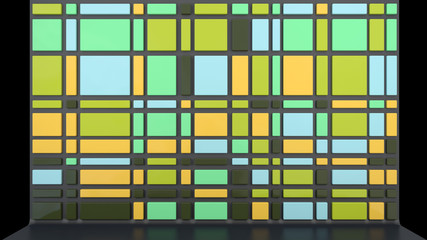 stylish color palette architectural background