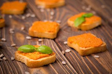 Sunflower seed and pepper paste