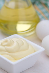 Mayonnaise with ingredients