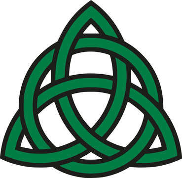 recommend clip art: Celtic knot with outline