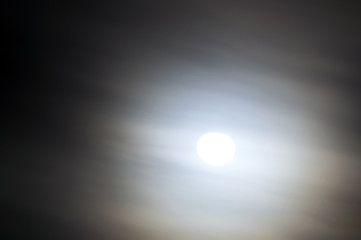 full moon cloud abstract