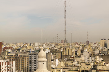 Obraz premium Aerial View of Buenos Aires from Panoramic Viewpoint