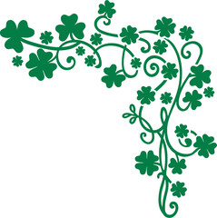 Fototapeta na wymiar St. Patrick's Day vector elements background