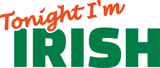 Funny irish saying for St. Patrick's Day - obrazy, fototapety, plakaty
