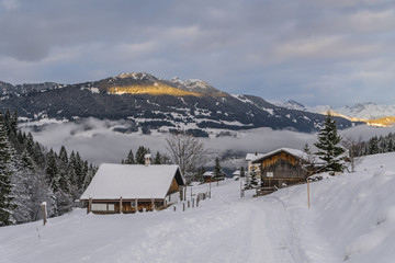 Winter in den Alpen