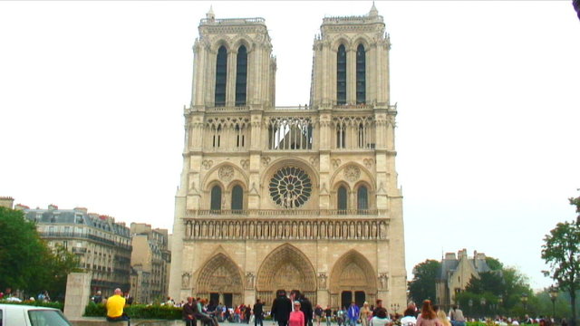 Notre Dame Cathedral in Paris.