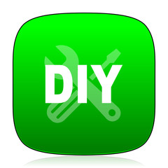 diy green icon for web and mobile app
