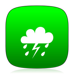 storm green icon for web and mobile app