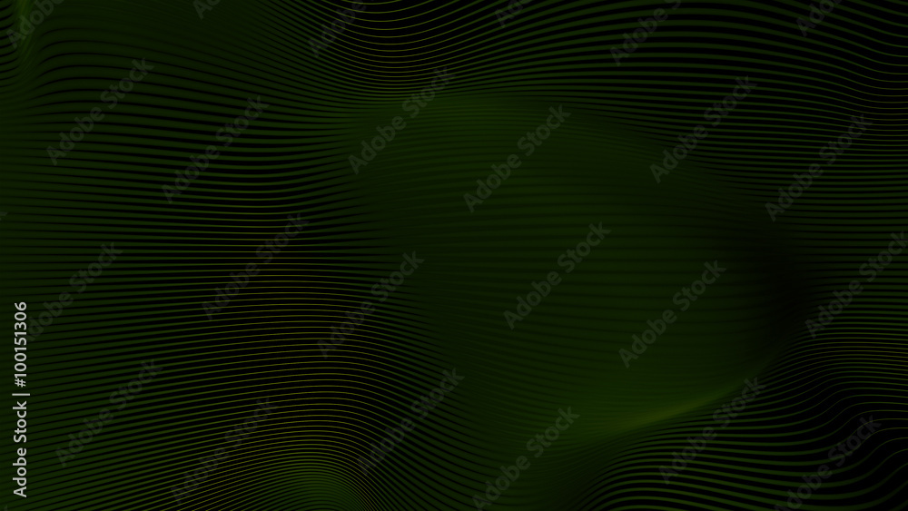 Poster abstract 3d background made of deformed strings