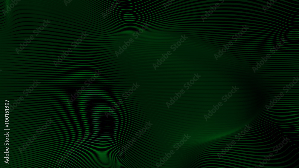 Poster abstract 3d background made of deformed strings