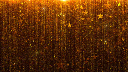 particle wall particles flowing from the top, special award shiny background
