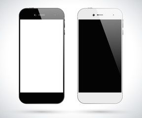 Black white smartphones