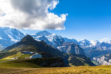 View of Jungfrau from Mannlichen