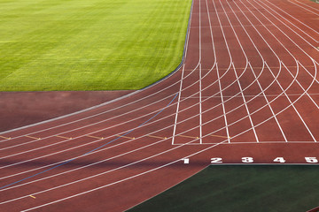 Fototapeta premium Road for running 