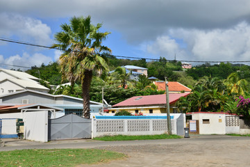  Martinique, picturesque city of Le diamant in West Indies