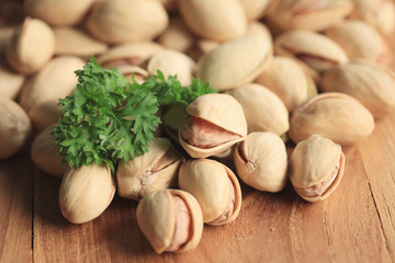 Fototapeta premium A lot pistachio nuts