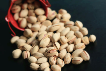 A lot pistachio nuts
