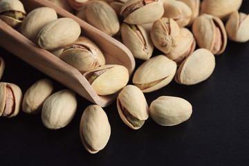 A lot pistachio nuts