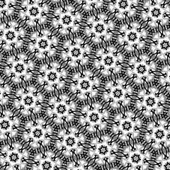 Чёрные и серые узоры. O
