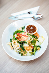 Dry suki stir fried.